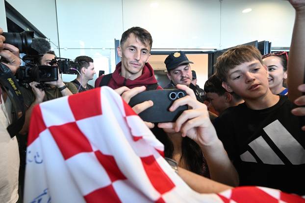 Velika Gorica: Doček hrvatske nogometne reprezentacije