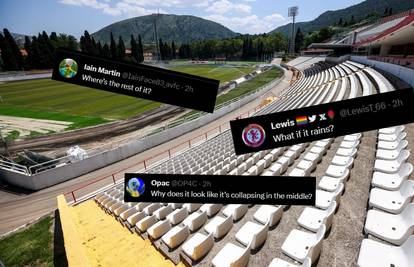 Englezi stigli u Mostar pa ostali šokirani stadionom: 'To je sve?! Izgleda kao da će se urušiti...'