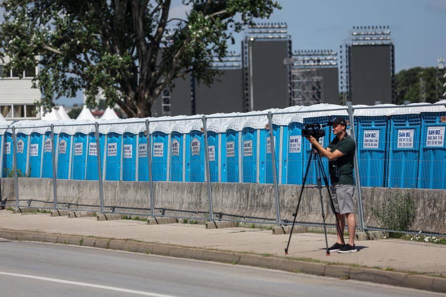 Zagreb: Obilazak Hipodroma uoči koncerta Marka Perkovića Thopsona