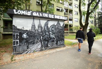 Grafit posvećen potresu koji je pogodio Zagreb osvanuo na trafostanici na Jarunu