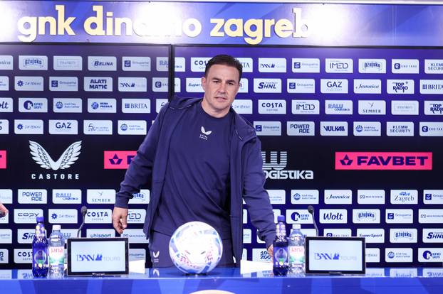 Zagreb: Konferencija za medije trenera Fabia Cannavara uoči utakmice GNK Dinama - Istra