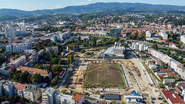 Stadion iz zraka: Pogledajte kako napreduju radovi u Kranjčevićevoj