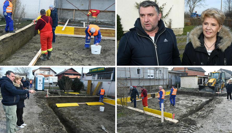 Na Baniji započela gradnja prve zamjenske kuće nakon potresa: 'Srce nam je veće nego kuća'