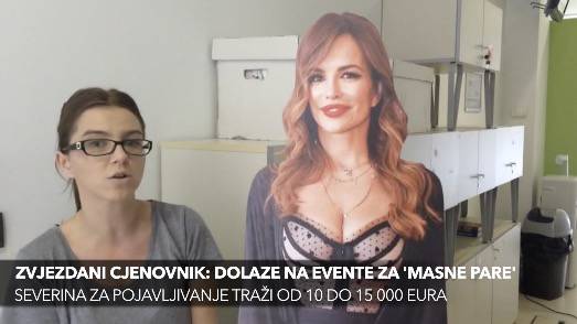 Seve pojavljivanje na eventima naplaćuje i do 100.000 kuna