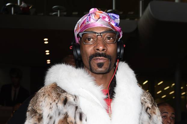 Snoop Dog is seen at Paris Charles De Gaulle Airport In France