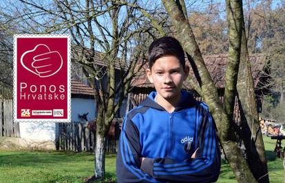 Danijel (14),  najmlađi volonter: Njemu baš ništa nije bilo teško