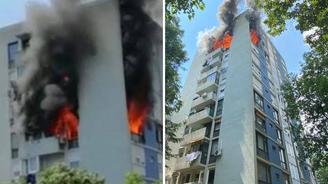 VIDEO Pogledajte vatrogasce kako gase požar na neboderu