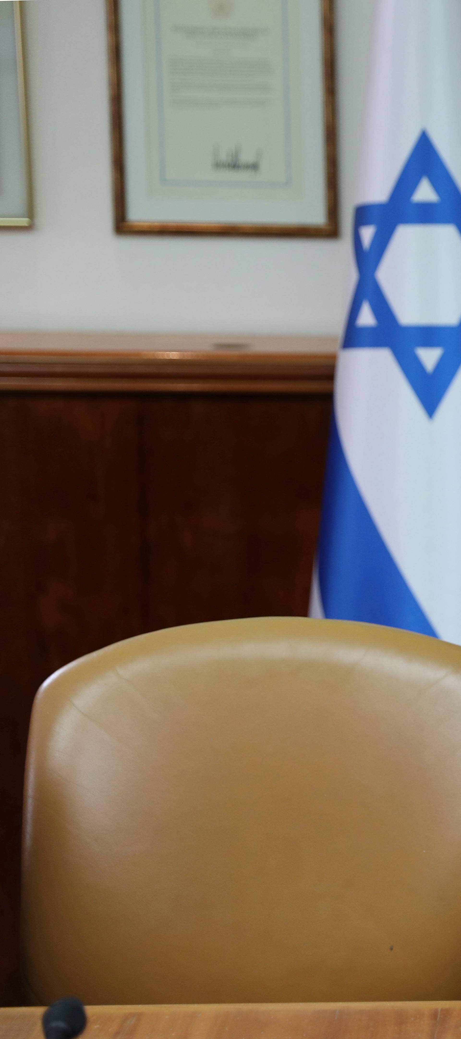 Israeli PM Netanyahu attends the weekly cabinet meeting in Jerusalem