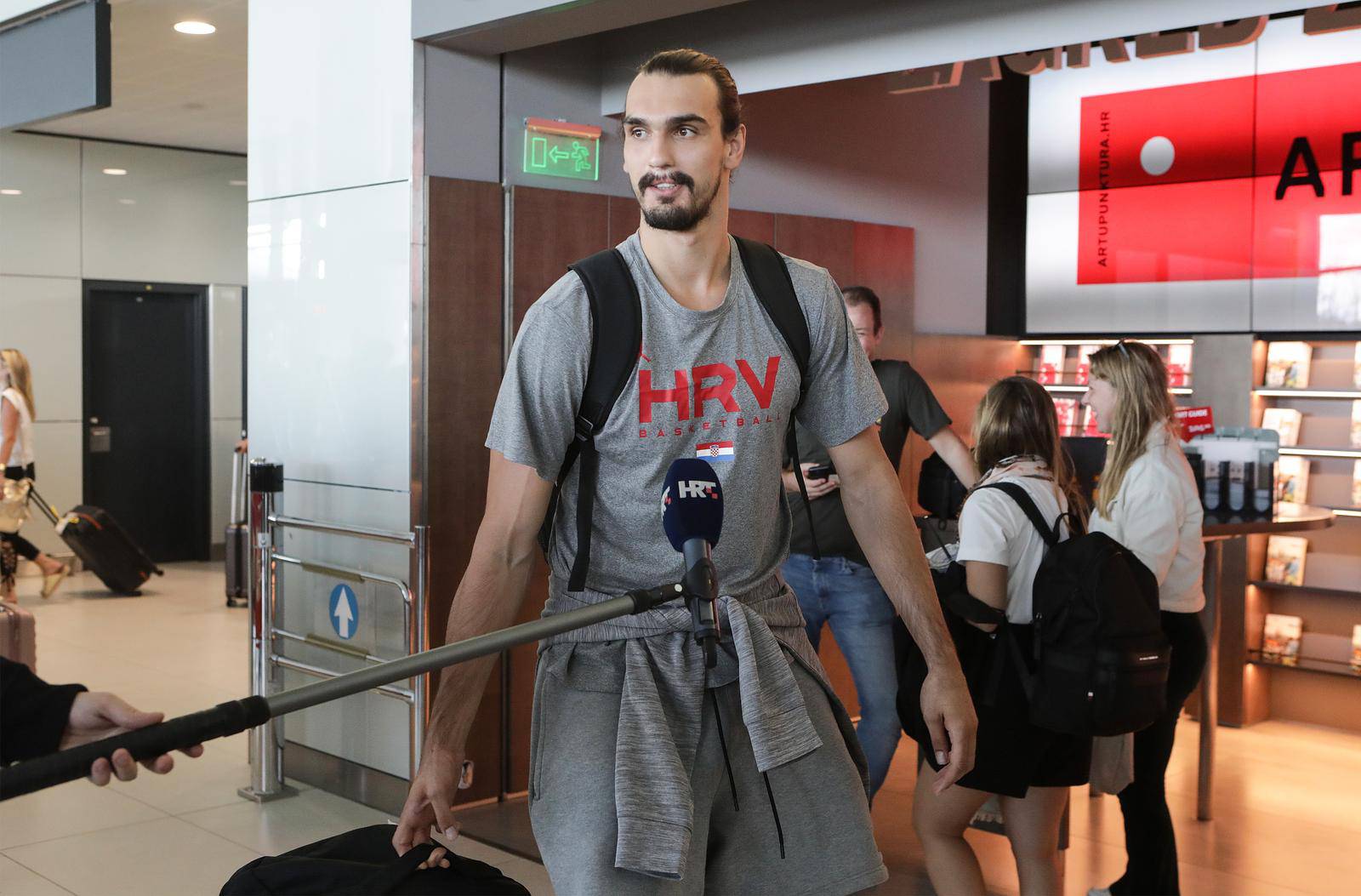 Zagreb: Povratak hrvatske košarkaške reprezentacije s Eurobasketa