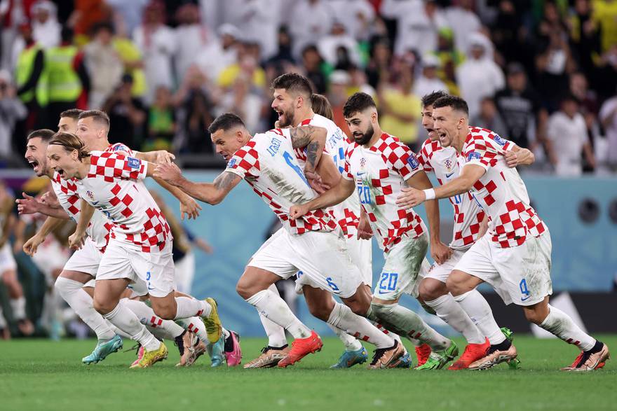 Vatreni slave pobjedu nad Brazilom