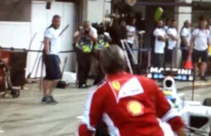 Felipe Massa umalo pregazio Ferrarijevog šefa na treningu
