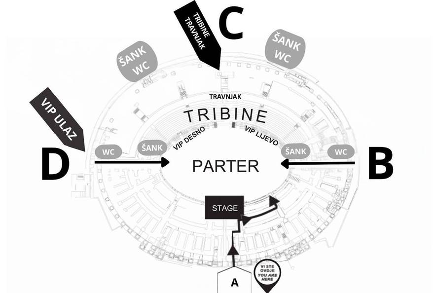 Idete na Prljavce u pulsku Arenu večeras? Organizatori su poslali posebne upute za publiku...
