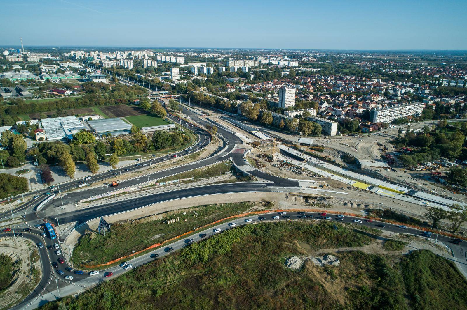 Fotografije iz zraka: Polako se vide obrisi zagrebačkog rotora