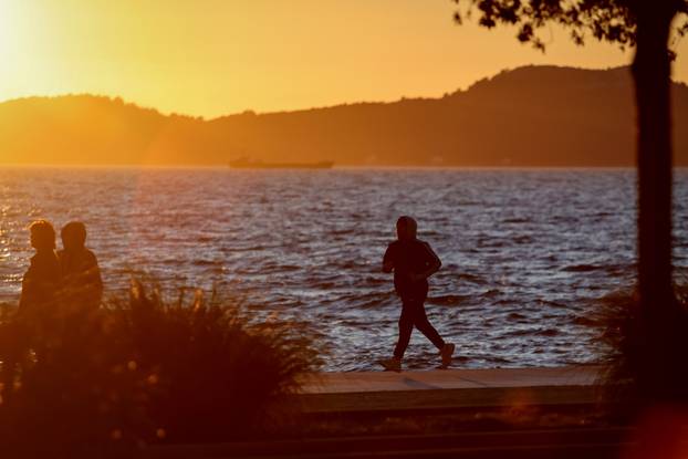 Zadar: Smiraj dana na zadarskoj rivi