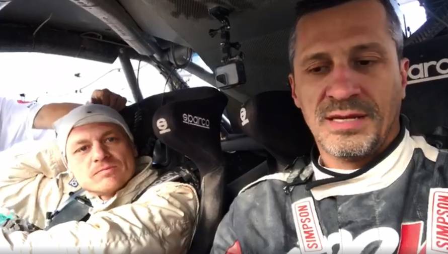 Nova drama za naše na Dakru: Ugasio im se motor na startu...