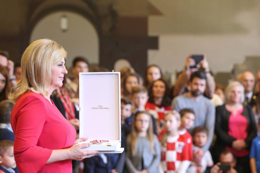 Kolinda je odlikovala Vatrene: Svijet je vidio tko su Hrvati...