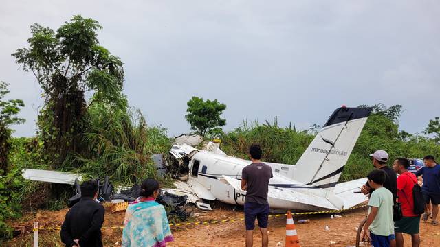 Plane crash in Barcelos