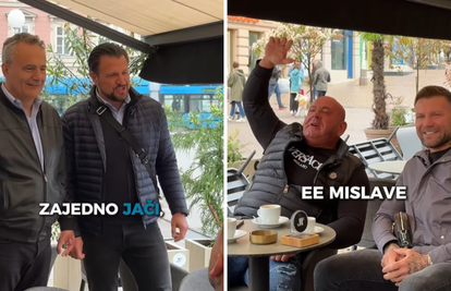 VIDEO Neprepričljivo. Kalinić i Žagar s MMA borcem i Sreletom sjeli na kavu: 'Na najjače batice'