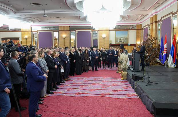 Zagreb: Primanje u prigodi pravoslavnog Božića priredilo je Srpsko narodno vijeće