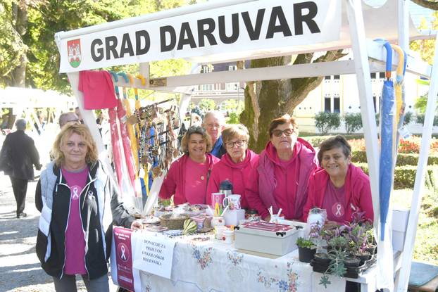 Daruvar: Sadržajan 22. daruvarski cvjetni sajam imao je humanitarno obilježje za Ligu protiv raka