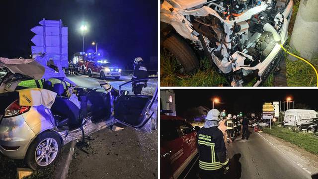Pijan se zabio u drugi auto: 18 vatrogasaca spašavalo putnike, morali isključiti električni auto