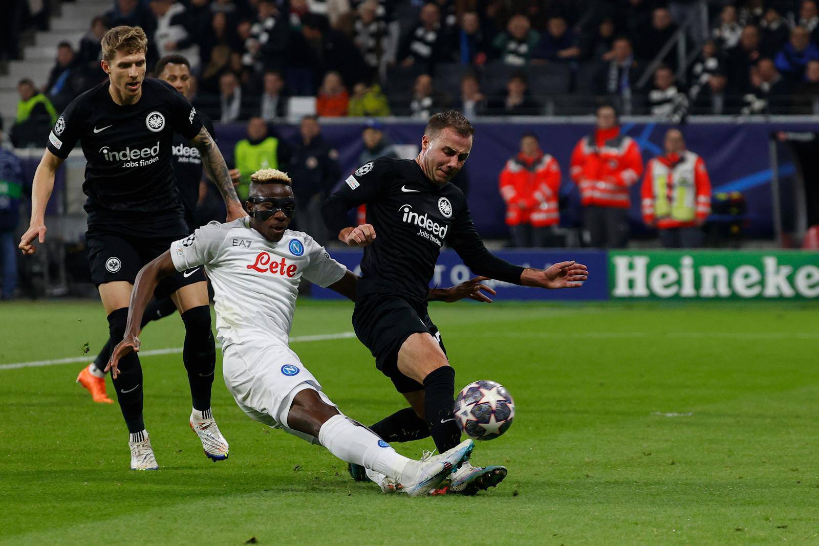 UEFA Champions League football match - Eintracht Frankfurt vs Napoli