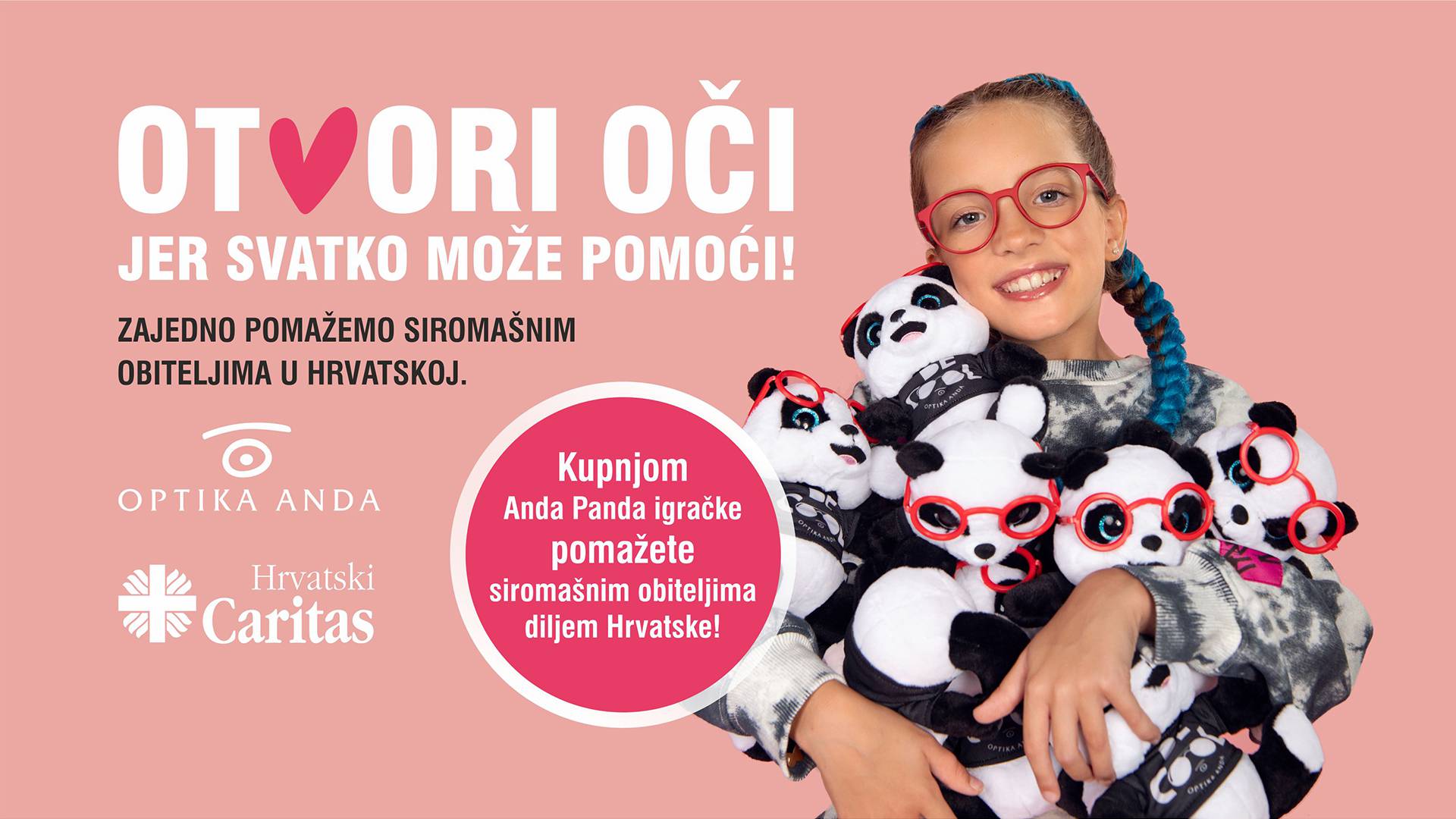 Optika Anda i Hrvatski Caritas  zajedno za 1000 radosti