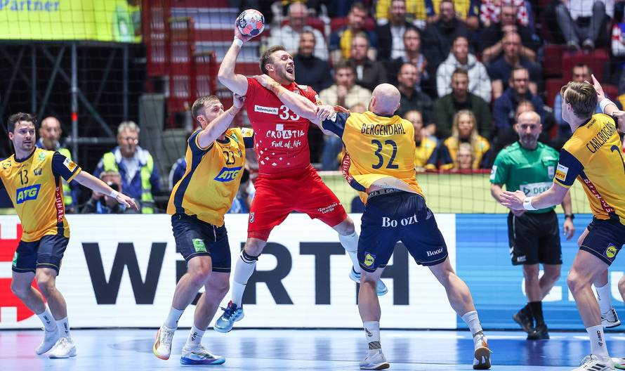 Susret Švedske i Hrvatske u prvom krugu EHF Europskog prvenstva