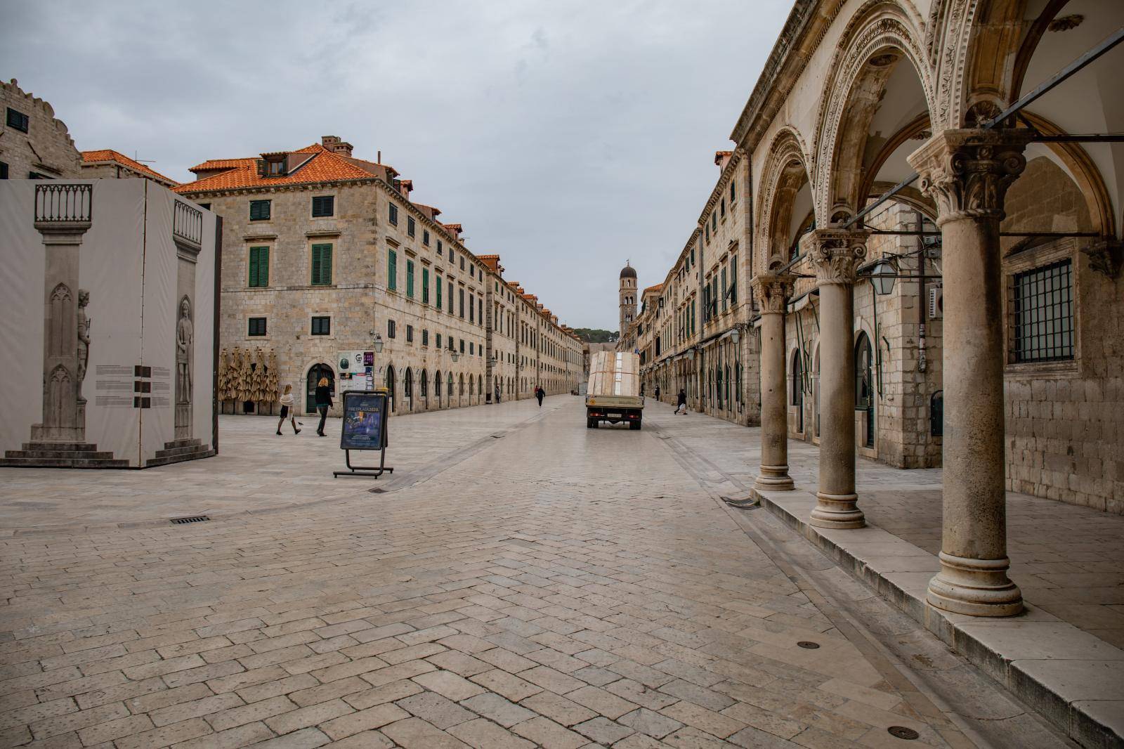 Oblačno vrijeme u Dubrovniku