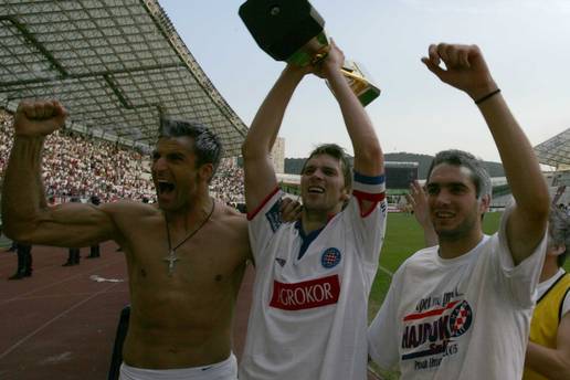 FOTO Ovako je Hajduk proslavio posljednji naslov prvaka 2005.