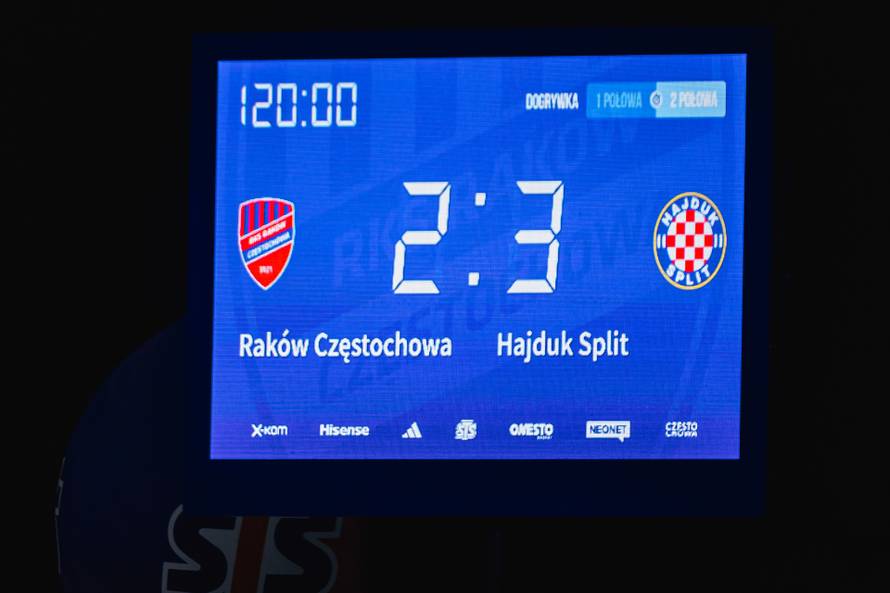 Uzvratna utakmica 4. pretkola nogometne Konferencijske lige Rakow - Hajduk