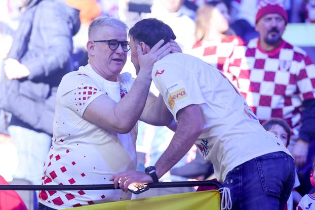 Herning: Domagoj Duvnjak fotografirao se s navija&ccaron;ima uo&ccaron;i utakmice Hrvatska i Njema&ccaron;ka u polufinalu EHF Europskog prvenstva