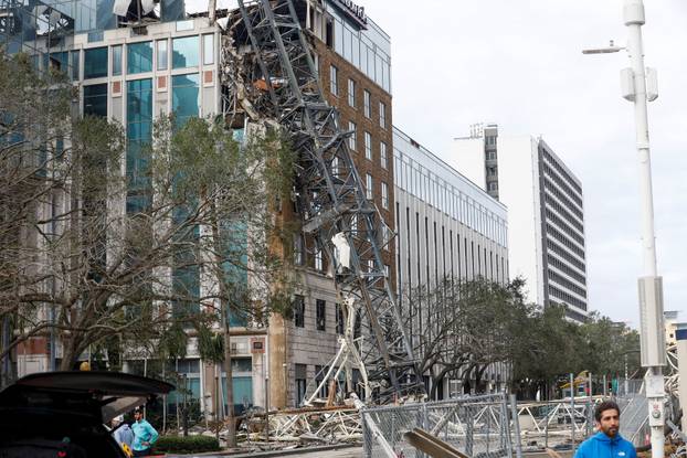 Aftermath of Hurricane Milton's landfall in Florida