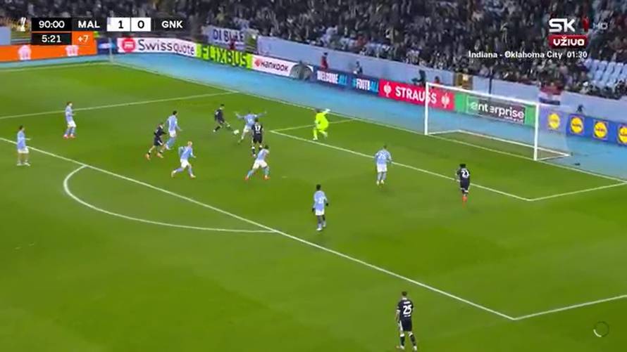 VIDEO Ovako je Cardoso Varela pogodio za bod Dinama u 96.! Je li dinamovac bio u zaleđu?