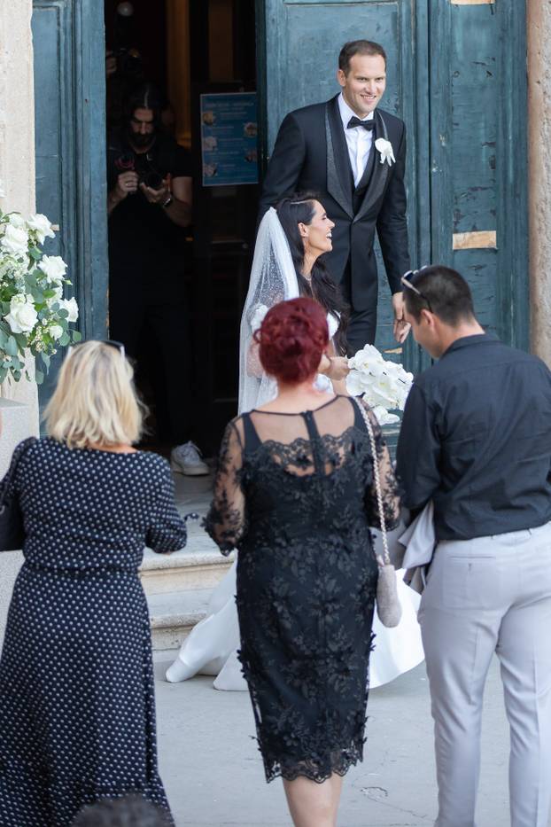 Zrinka Šahurić i Bojan Bogdanović vjenčali su se u Dubrovniku 