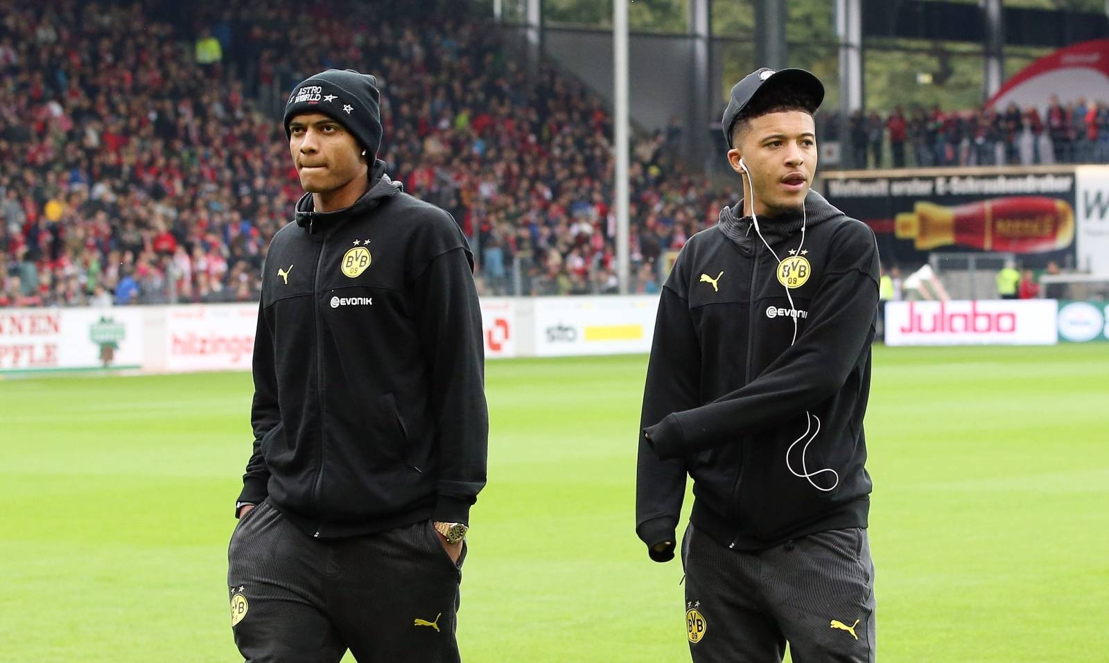 firo: 05.10.2019 Football, Football: 1. Bundesliga SC Freiburg - BVB Borussia Dortmund