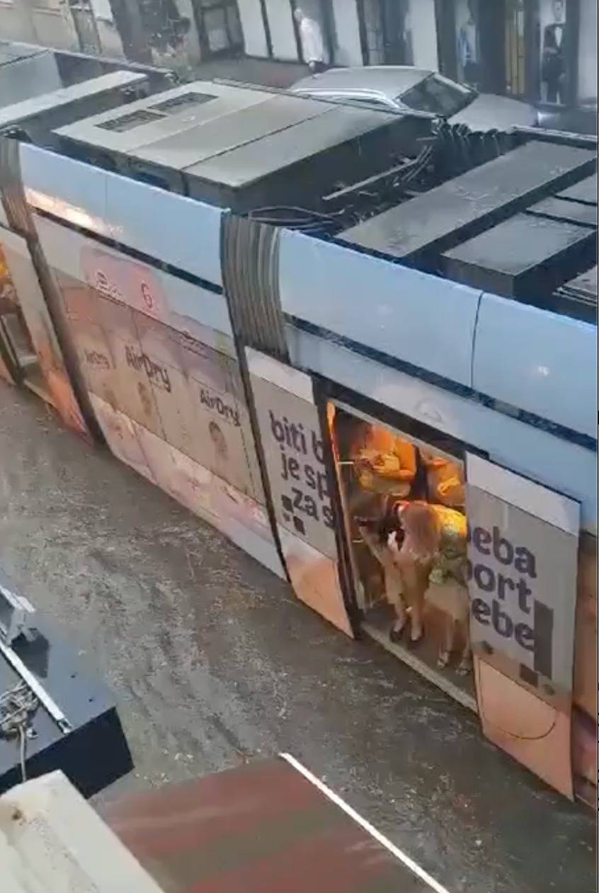 Tramvaj ili trajekt?! Ljudi tražili spas od kiše u tramvaju na Ilici