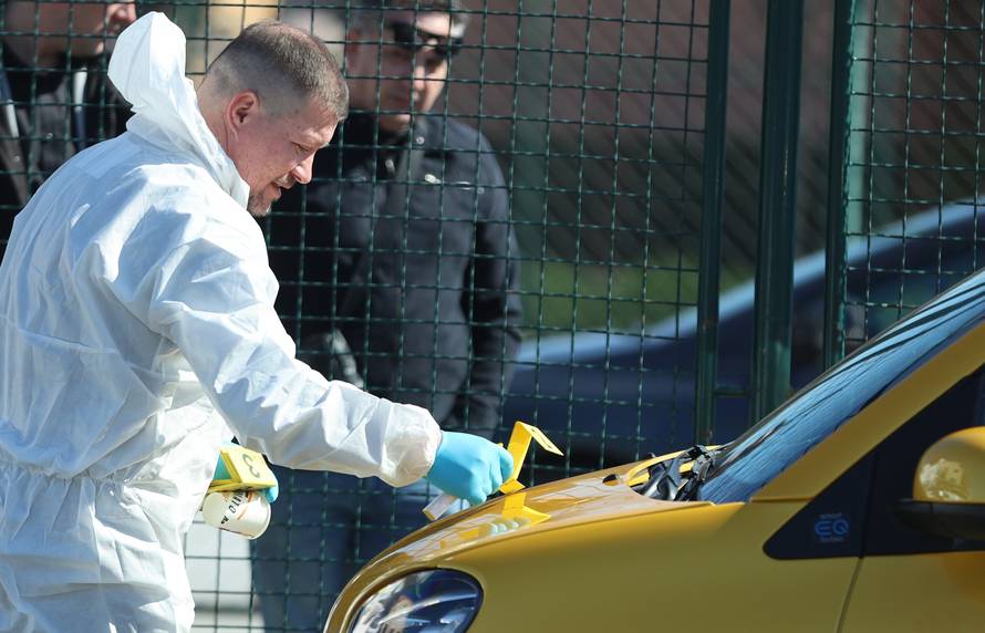 Zagreb: Policijski očevid u Dubravi gdje je jutros došlo do pucnjave