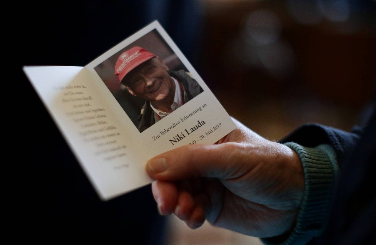 Funeral service for Austrian motor racing greatÂ Niki Lauda at St Stephen's cathedral in Vienna