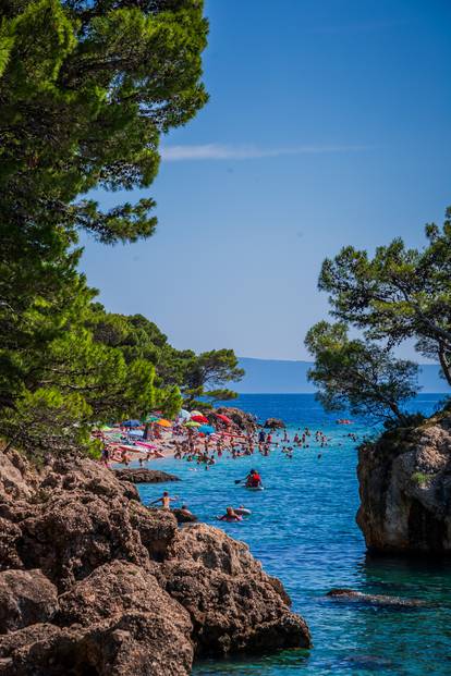 FOTO Brela: Plaža Punta Rata jedan je od simbola Hrvatske