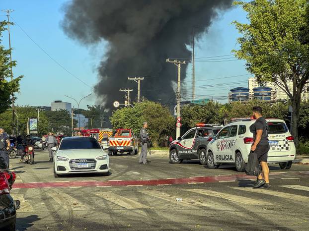 Plane crash in Sao Paulo