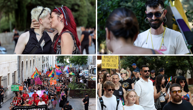 FOTO Pride u Splitu održan uz brojne poruke i transparente, a pojavilo se i poznato lice...