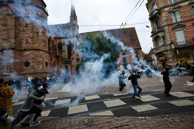 Nationwide protests in France against the cost of living
