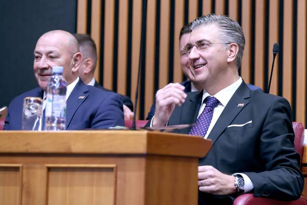 Zagreb: Premijer Andrej Plenković podnosi izvješće o radu Vlade