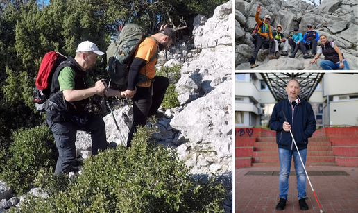 Profesor iz Zagreba: 'Slijep sam, ali ne mogu bez planina'