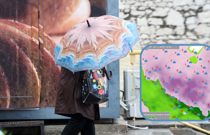 Temperaturna klackalica: Južina nosi kišu i temperature do 17°C. A onda u petak snijeg i minusi!