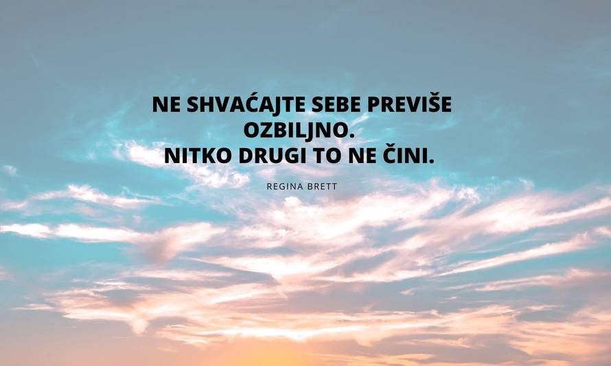 Životni citati Regine Brett: Ne uspoređujte svoj život s tuđim