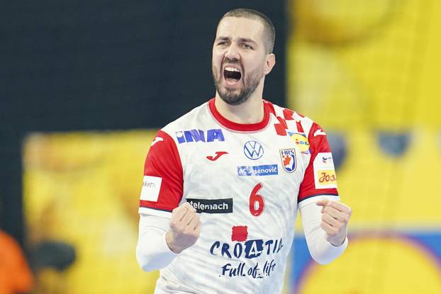 Mannheim:  Utakmica 1. kola skupine B na Europskom prvenstvu rukometaša Hrvatska - Španjolska