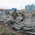 Hrvatska vojska ispred KB Dubrava opet postavlja šatore