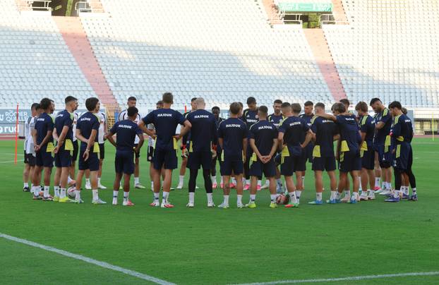 Split: Hajduk održao trening na Poljudu uoči sutrašnje utakmice